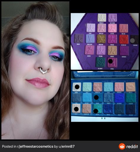 Jeffree Star Wedding Palette Looks, Blood Lust Palette Looks, Jeffree Star Palette Looks, Pallette Ideas, Star Eyeshadow, Jeffree Star Eyeshadow, Jeffree Star Palette, Makeup Pallettes, Tutorial Eyeshadow