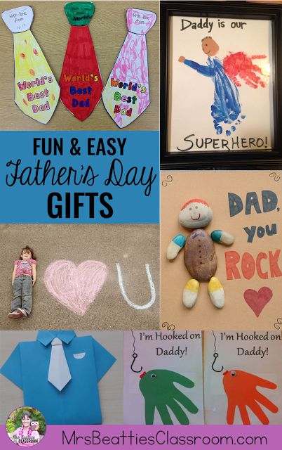 Celebrate Dad, or any special man, on Father's Day with these adorable gift and craft ideas. All these ideas are inexpensive and easy for creation at home or in the classroom! Fathersday Crafts, Diy Gifts For Him, Cool Art Projects, Father's Day Gifts, Fathers Day Crafts, Spring Activities, Family Celebrations, Summer School, Holiday Activities