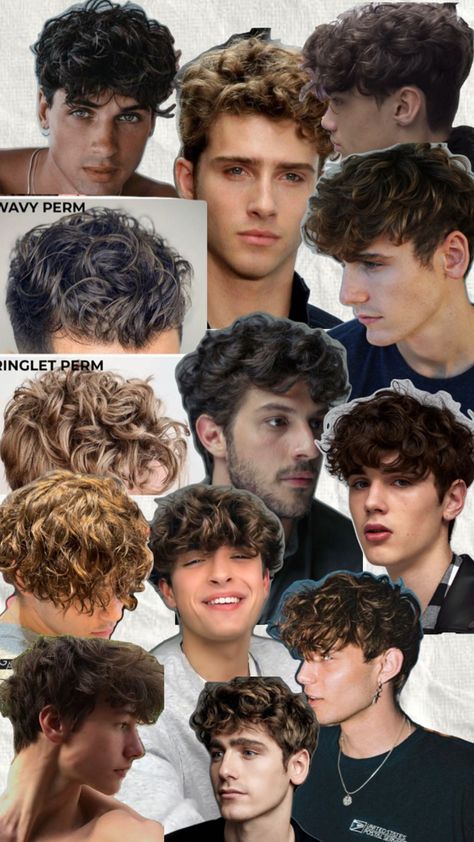 Long Curly Hair Men, Surfer Hair, Aesthetic Hairstyles, Masc Outfits, Wavy Hair Men, Putao, Hair Inspiration Short, Trendy Haircuts, Curly Hair Men