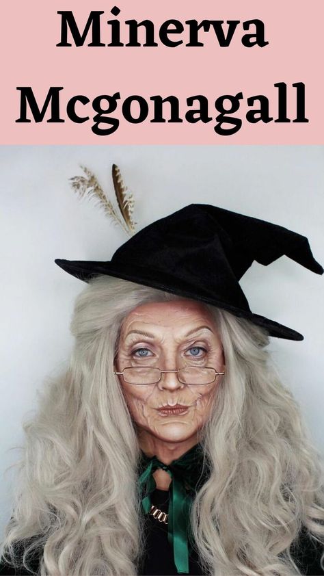 Minerva Mcgonagall Minerva Mcgonagall, Anniversaire Harry Potter, Halloween Costumes Makeup, Makeup Artists, Out Of This World, Makeup Brush, Face Painting, This World, Halloween Makeup