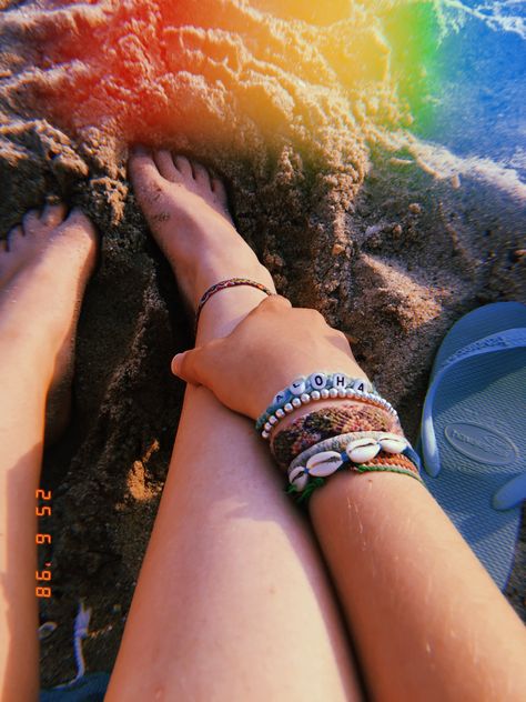 Vsco Friendship Bracelets, Tropical Bracelets, Friendship Bracelets Summer, Aesthetic Bracelet, Bracelets Summer, Sea Aesthetic, Surf Jewelry, Sea Sand, Friendship Bracelet