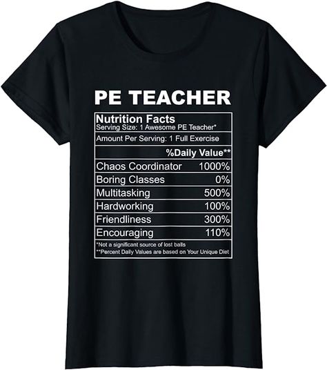 Solid colors: 100% Cotton; Heather Grey: 90% Cotton, 10% Polyester; All Other Heathers: 50% Cotton, 50% Polyester Imported Pull On closure Machine Wash Great to show appreciation to the best physical education teacher. Funny physical education teaching idea for proud PE teachers. Awesome choice for a PE teaching squad. Lightweight, Classic fit, Double-needle sleeve and bottom hem Pe Teacher Gifts, Teacher Fits, Pe Teacher, Teacher Treats, Physical Education Teacher, Graduating Teacher, Pe Teachers, Teacher Jokes, Diy Teacher Gifts