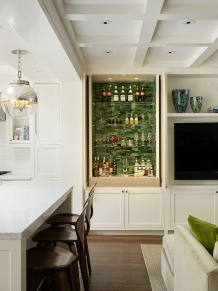 Home bar Bold Butlers Pantry, Hidden Mini Bar, Bar Nook, Iron Stone, Hidden Bar, Lucy Williams, Built In Bar, Home Bar Designs, Classic Kitchen