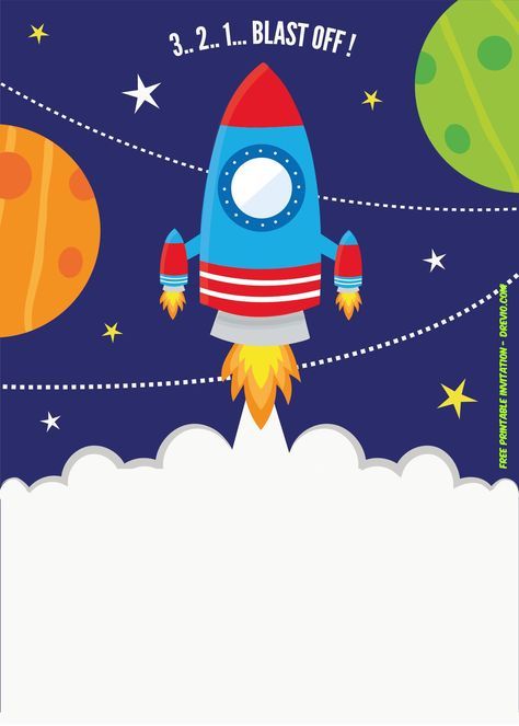 Download Now FREE Printable Spaceship - Rocket Ship Invitation Template Outer Space Invitation Template, Space Party Invitations Free Printable, Space Invitations Birthday, Space Invitation Template, Space Party Invitations, Space Birthday Invitation Template, Outer Space Birthday Invitations, Planet Birthday, Space Invitation