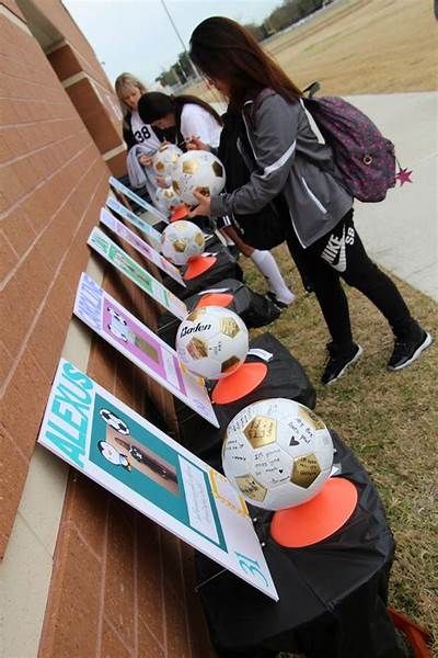 Senior Gifts Sports, Soccer Senior Night Posters, Volleyball Senior Night Gifts, Senior Night Football, Soccer Senior Night, Soccer Banquet, Volleyball Senior Night, Basketball Senior Night, Soccer Team Gifts