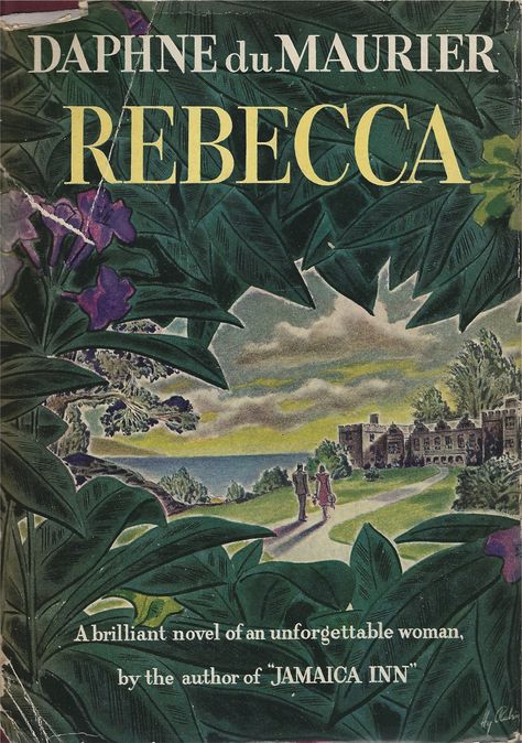 'She had beauty that endured, and a smile that was not forgotten. Somewhere her voice still lingered, and the memory of her words.' This cover perfectly conveys the atmosphere of the gothic novel a... Rebecca Daphne Du Maurier, Daphne Du Maurier, Gothic Novel, Vintage Book Covers, Book Jacket, Cover Book, Favorite Authors, I Love Books, Book Authors