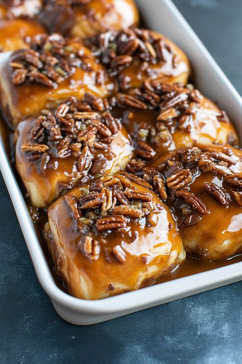 Hawaiian Rolls Sticky Buns - Remodr Hawaiian Rolls Thanksgiving, Kings Hawaiian Pecan Rolls, Easy Pecan Rolls Recipe Sticky Buns, Hawaiian Rolls Sticky Buns, Pecan Caramel Rolls, Kings Hawaiian Sticky Buns, Amish Sticky Buns Recipe, Amish Sticky Buns, Pecan Rolls Recipe