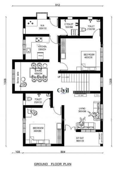 1619 Sq Ft 3BHK Contemporary Style Two-Storey House And Free Plan - Engineering Discoveries Kerala Style House Plan, House Plans Indian Style, Kerala House Plan, House Plan Kerala, Kerala House Plans, Two Storey House Plans, Budget House Plans, Single Storey House Plans, 30x40 House Plans