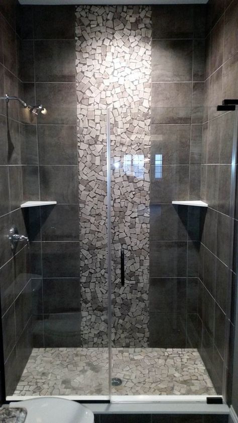 Bathroom Shower Design, Bad Inspiration, Bathroom Shower Tile, Bathroom Remodel Shower, Shower Remodel, Shower Stall, Remodel Bedroom, Bathroom Style, Bathroom Remodel Master