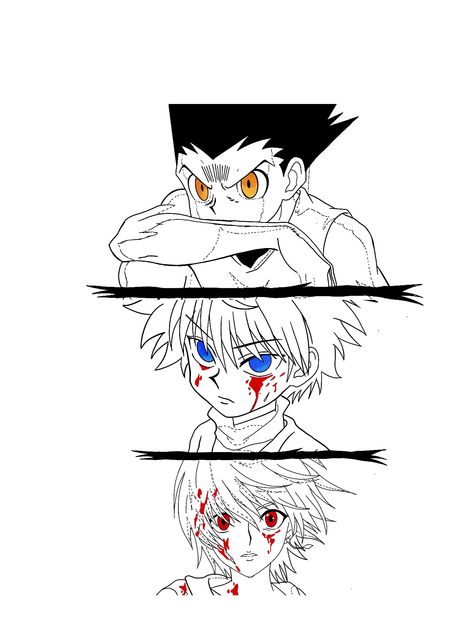 Anime Character Tattoo Design, Hxh Lineart, Killua Tattoo Ideas, Killua Tattoo Design, Killua Lightning, Hunter X Hunter Tattoo Design, Hunterxhunter Tattoo, Hunter X Hunter Tattoo Ideas, Hxh Tattoo