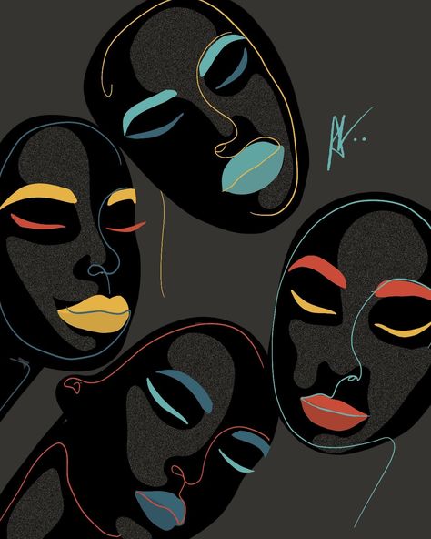 Black Culture Art Drawings, Modern Art Canvas Painting, Afrique Art, African Art Paintings, Black Art Painting, Afrocentric Art, Art Painting Gallery, Africa Art, Black Love Art