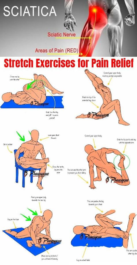 Exercises For Weak Lower Back, Workouts For Sciatic Nerve Pain, Stretching Sciatic Nerve, Exercises For Sciatic Nerve Pain Sciatica Stretches, How To Strengthen Sciatic Nerve, Pinch Nerve In Lower Back, Lower Leg Stretches, Stretch Back Pain, Ciatica Stretches Sciatic Pain