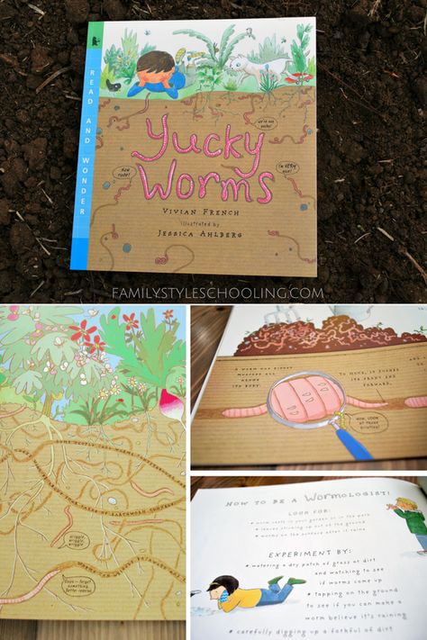 Seed Unit Study, Worm Unit Study, Bug Unit Study, Preschool Worms, Homeschool Botany, Homeschool Garden, Garden Unit Study, Worm Science, Reading Homeschool