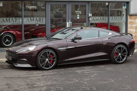 2012 ASTON MARTIN VANQUISH COUPE Previously Sold | AMARI™ Supercars New Aston Martin, Aston Martin Vanquish, Black Carpet, European Cars, Red Interiors, Big Houses, Beautiful Cars, Maserati, Rolls Royce