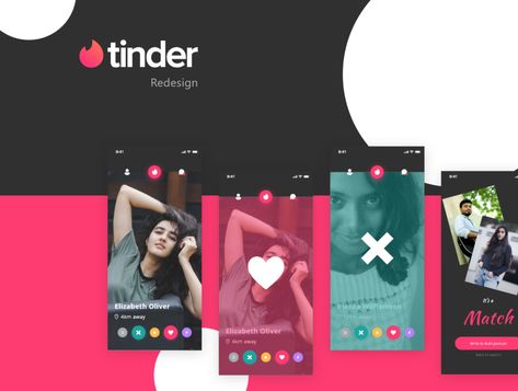 Tinder Redesign - Dating App UI Kit Free Download by Mwsurjith on Dribbble Poster Mockup Free, Hotel Booking App, Tinder App, Minecraft Coloring Pages, Tinder Dating, Dating App, App Ui Design, Cool Coloring Pages, Dating Apps