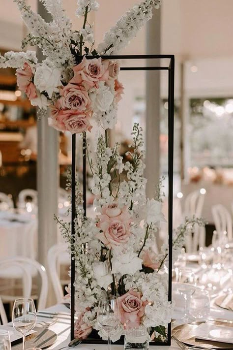 42 Outstanding Wedding Table Decorations ❤ #weddingforward #wedding #bride #weddingtabledecorations #weddingdecor Tall Centerpieces, Flower Centerpieces Wedding, Wedding Table Decorations, Deco Floral, Wedding Flower Arrangements, Wedding Table Centerpieces, Flower Stands, Wedding Deco, Floral Centerpieces