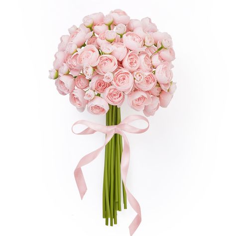 Pink rose wedding bouquet