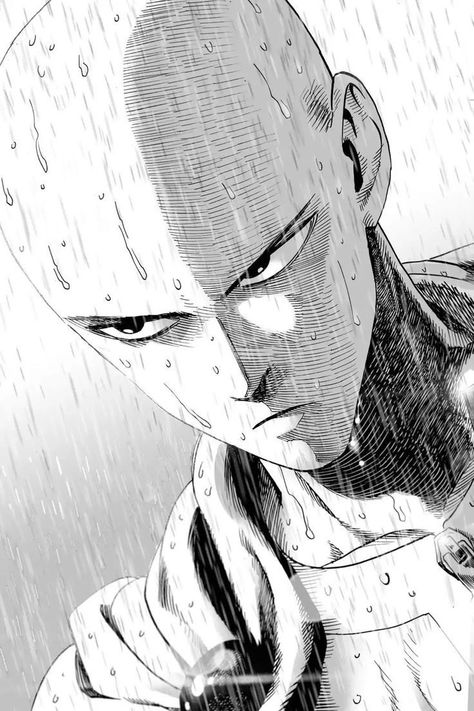 Punch Manga, Opm Manga, Helloween Wallpaper, Genos Wallpaper, Saitama One Punch, Saitama One Punch Man, One Punch Man Manga, Man Sketch, One Punch Man Anime