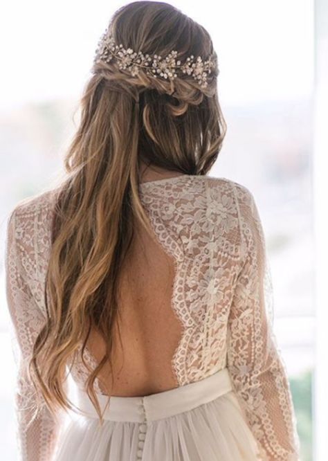 Boho Chic Hairstyles, Boho Hairstyles, Wedding Book, Bohemian Wedding, Headpiece, Boho Chic, Our Wedding, Dream Wedding, Wedding Party