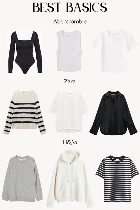 Modest Tops, Downtown Outfits, Stockholm Fashion, My Wardrobe, Wardrobe Basics, Fashion Tips For Women, Basic Outfits, Women's Wardrobe, Fashion Essentials