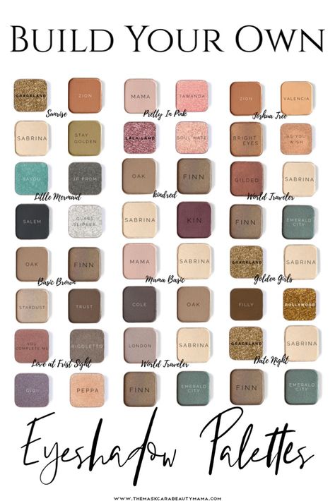 Contoured Chemist Eyeshadow, 2 Eyeshadow Color Looks, Eyeshadow Green Eyes, Limelife Eyeshadow, Eyeshadow Brown Eyes, Maskara Beauty, Custom Eyeshadow Palette, Alcone Makeup, Maskcara Makeup