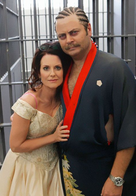 24 Reasons Why Nick Offerman And Megan Mullally Are The Most Hilarious Couple In Hollywood | Bored Panda Parks And Rec Cast, Parks And Rec Ron, Parcs And Rec, Megan Mullally, Parks And Recs, Nick Offerman, Parks And Rec, Photo Recreation, Ron Swanson