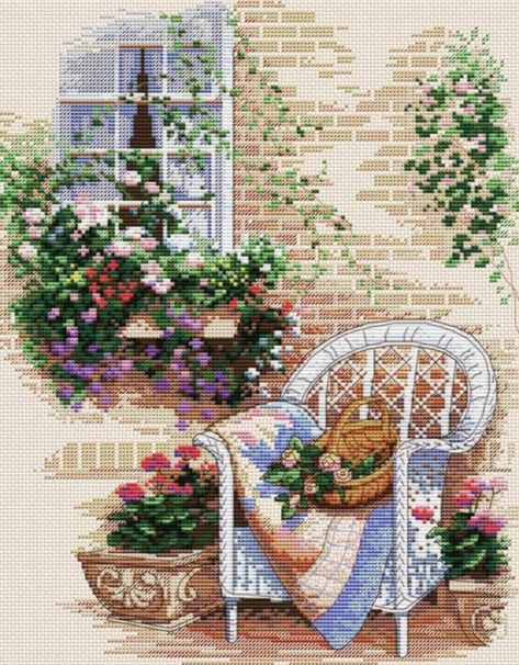 Cozy Afternoon, Cross Stitch House, Cross Stitch Landscape, Funny Cross Stitch Patterns, Pola Kristik, Pola Sulam, Cross Stitch Patterns Flowers, Cross Stitch Pictures, Cross Stitch Funny