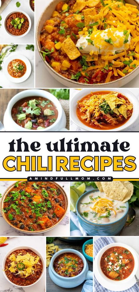 In the mood for chili? From tried-and-true classics to new favorites, you will want to try every single one of these award-winning chili recipes! Different Kinds Of Chili, Fun Chili Recipes, Chili Contest Recipes, Chili Recipes Award Winning, Unique Chili Recipe Award Winning, Winning Chili Cookoff Recipe, Award Winning Chili Recipe First Place, Award Winning Recipes, Best Chili Recipe Award Winning