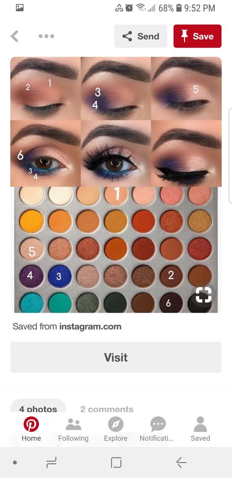 Morphe 35xo Palette Looks, Jaclyn Hill Makeup Tutorials, Jaclyn Hill Makeup, Jaclyn Hill Eyeshadow Palette, Tutorial Eyeshadow, Makeup Morphe, Jaclyn Hill Palette, Makeup Tutorial Eyeshadow, Colorful Eye Makeup