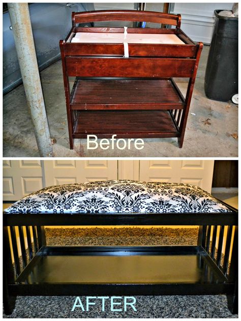 Changing Table Repurpose, Diy Changing Table, Refurbished Table, Change Table, Changing Tables, Baby Changing Table, Look What I Made, Bohol, Refurbished Furniture