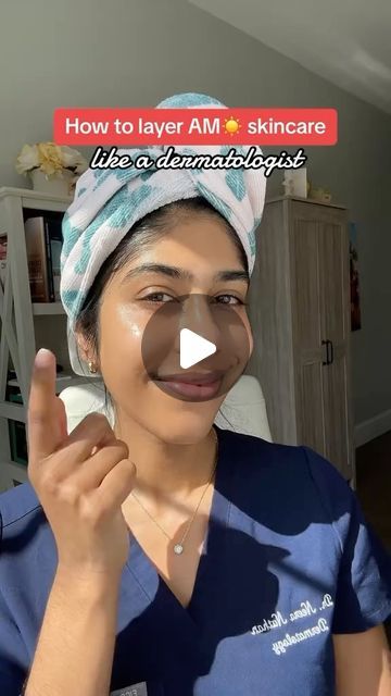 Dr. Neera Nathan on Instagram: "How to layer your AM skincare like a dermatologist. All of these products AREN’T necessary, but here is the order I would recommend for each product in your morning skincare routine. #skincareroutine #skincareregime #skincaretips #skincareproducts #fyp" How To Layer Skincare Products, Skincare For Dry Skin Routine, Skincare Routine Dermatologist, Morning Skin Care Routine Steps, Am Skincare, Murad Skincare, Dry Skin Routine, Morning Skincare Routine, Morning Skincare