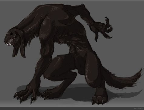 Rabbit Monster, Werewolf Art, Art Characters, Monster Art, Art Tips, Creature Art, Veil, Concept Art, Humanoid Sketch