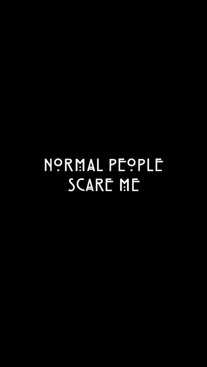 AHS Jayy Von, Normal People Scare Me, People Scare Me, Ryan Murphy, Normal People, I Am Scared, Just Girly Things, American Horror Story, Serie Tv