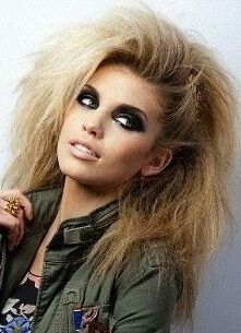 1980s Crimped Hairstyles, 80s Hairstyles Crimped, Crimped 80's Hairstyles, 80s Hair Rock Women, 80’s Crimped Hair, 80s Hair Crimped, 80s Rocker Hairstyles For Women, 80s New Wave Hair, 80s Crimped Hairstyles