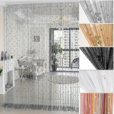 Disney130shop - Etsy Partition Door, Door Dividers, Bead Curtain, Curtain Door, Door Beads, Window Curtains Living Room, String Curtains, Living Room Drapes, Doorway Curtain