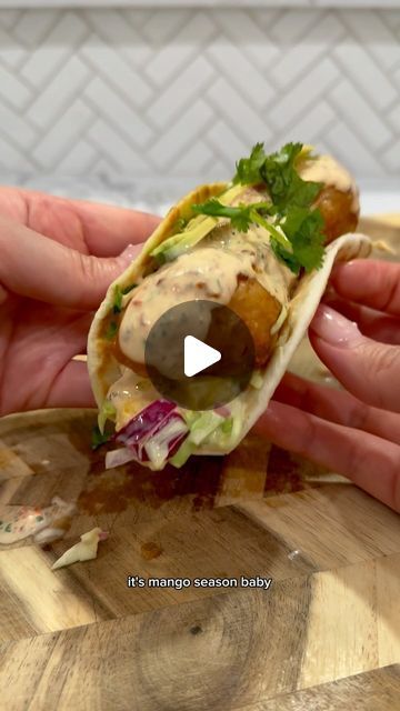 Cod Fish Tacos With Cabbage Slaw, Fish Taco Cabbage Slaw, Creamy Sauce For Fish, Fish Tacos With Cabbage Slaw, Apple Crisp Bars Recipe, Tacos Fish, Cod Fish Tacos, Chipotle Pepper Sauce, Fish Tacos With Cabbage