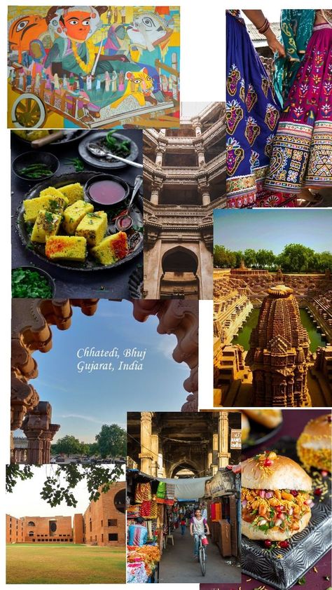 Gujarat Aesthetic, Front Page Design, Aesthetic Captions, Instagram Collage, Tourism Poster, Travel Inspiration Destinations, Creative Instagram Stories, Annual Report, Insta Story