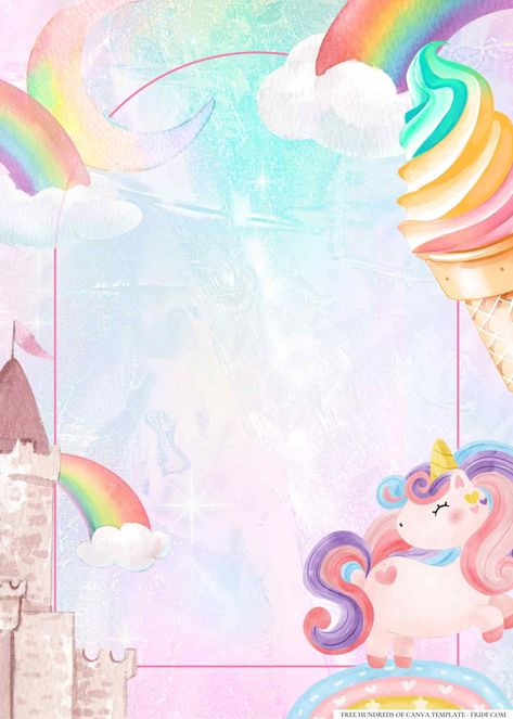 Rainbow Unicorn Birthday Invitation Templates Check more at https://www.fridf.com/rainbow-unicorn-birthday-invitation-templates/ Rainbow Unicorn Birthday Invitations, Rainbow Unicorn Invitations, Make Birthday Invitations, Rain Bow, Birthday Invitation Card Template, Unicorn Birthday Invitation, Rainbow Birthday Invitations, Rainbow Invitations, Unicorn Themed Birthday Party