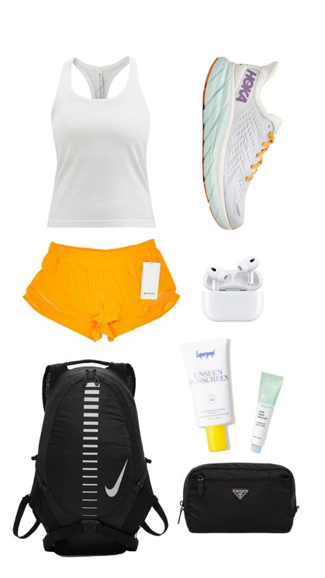 Preppy Sport Outfits, Track And Field Practice Outfits, Cute Track Practice Outfits, Preppy Volleyball Outfit, Sports Practice Outfits, Outfits For Track Practice, Preppy Running Outfit, Running Clothes Aesthetic, Preppy Sports Outfits