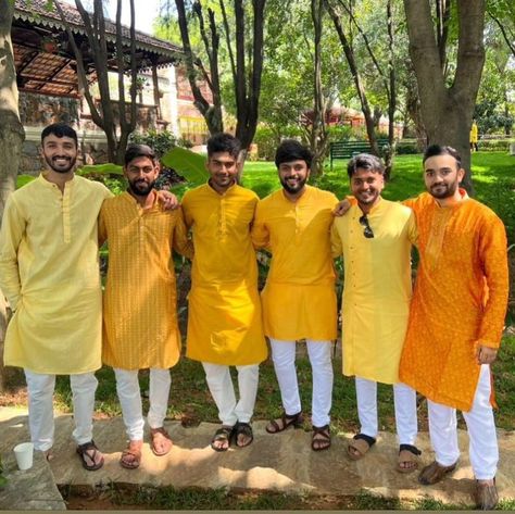 Haldi Boy, Haldi Ceremony Outfit For Men, Haldi Poses For Bride, Haldi Poses, Haldi Photoshoot, Panda Stuffed Animal, Haldi Decoration, Haldi Ceremony Outfit, Ceremony Outfit