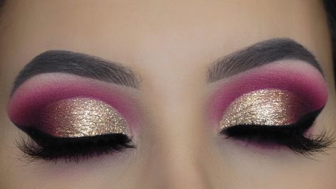 Maquillaje Cut Crease, Purple Eye Makeup Tutorial, Semi Cut Crease, Glitter Cut Crease, Cut Crease Eye Makeup, Golden Eye Makeup, Blue Eye Makeup Tutorial, Halo Eye Makeup, Maquillage Yeux Cut Crease