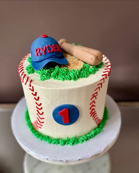 1st Birthday Baseball Smash Cake, Baseball Cakes For Boys, Rookie Year Smash Cake, Baseball Theme Birthday Cake, Rookie Year Birthday Cake, Rookie Year First Birthday Cake, Rookie Year Cake, Rookie Of The Year First Birthday Cake, Baseball First Birthday Cake