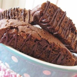 Double Chocolate Biscotti Double Chocolate Biscotti Recipe, Chocolate Biscotti Recipe, Italian Baking, Cranberry Pistachio Biscotti, Biscotti Recipes, Italian Biscotti, Italian Feast, Chocolate Biscotti, Pistachio Biscotti