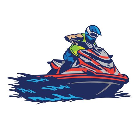 Jetski Racing vector illustration design, perfect for Event logo and t shirt design Event Logo, Jetski, Vector Illustration Design, Jet Ski, T Shirt Design, Shirt Design, Vector Art, Illustration Design, Vector Free