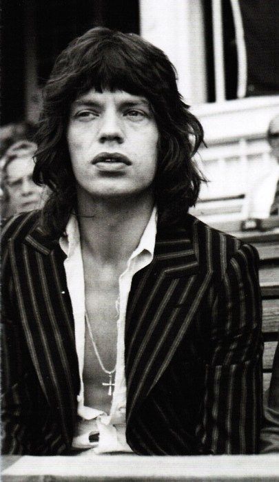 Mick Jagger Mick Jagger, A Black, A Man, Long Hair, Black And White, Hair, White, Black