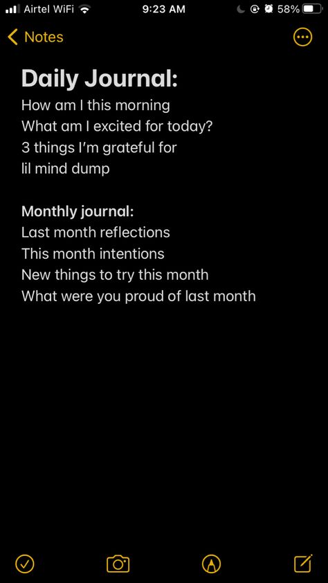 Todays Intentions Journal, First Time Journaling, Intentions Journal, Journal Inspiration Writing, New Things To Try, Notes Ideas, Bullet Journal Writing, Im Grateful, Journaling Ideas