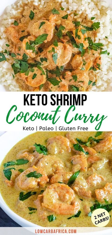 Shrimp Coconut Curry, Shrimp Coconut, Keto Curry, Coconut Curry Recipes, Keto Shrimp, Boiled Egg Diet Plan, Recetas Keto, Keto Recipes Dinner, Low Carb Dinner