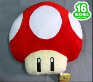 Mushroom Cushion, China Anime, Mario Room, Mushroom Pillow, Mario Plush, Merchandise Shop, Red Mushroom, Black Friday Specials, Plush Sofa