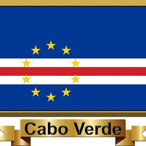 Cape Verde Flag Gifts, Stickers & Products (N) Cape Verde Flag, Orson Scott Card, Cabo Verde, 22 September, Cape Verde, Card Book, Flags Of The World, The Flag, National Flag