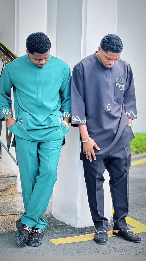 Men Natives And Senator Design, Sky Blue Senator Styles For Men, Native Men Style, Black Fashion Outfits Men, Senator Outfits For Men, Monogram Design For Men Native, Monogram Design On Senator, Latest Men Native Wears Nigerian, Native Styles For Nigerian Men